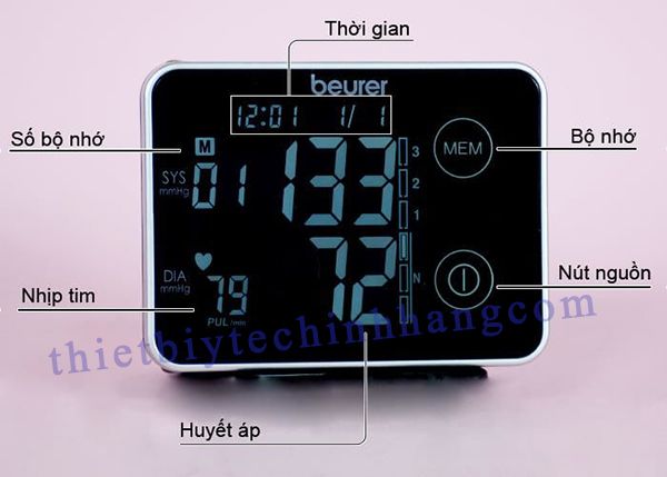 MÁY ĐO HUYẾT ÁP CỔ TAY BEURER BC58