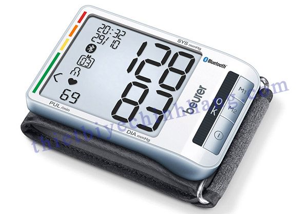Máy đo huyết áp cổ tay kết nối Bluetooth Beurer BC85