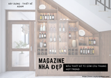 Mẫu thiết kế tủ gầm cầu thang HOT TREND