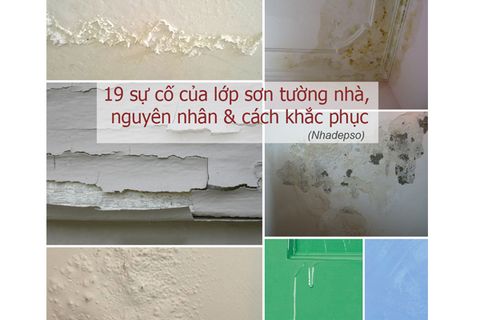 19 sự cố sơn tường nhà thường gặp – [Nguyên nhân & Cách khắc phục]