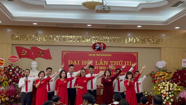 TRAPHACOSAPA TỔ CHỨC THÀNH CÔNG ĐẠI HỘI ĐIỂM - ĐẠI HỘI CHI BỘ NHIỆM KỲ 2022 - 2025