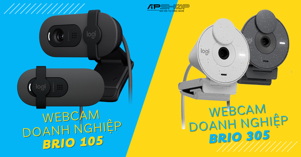 Giải pháp webcam tốt nhất cho doanh nghiệp: Brio 105 hay Brio 305 – Đâu là sự khác biệt?