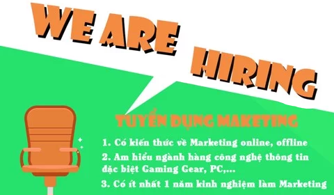 Apshop Cần Tuyển Gắp Marketing Online, Offline