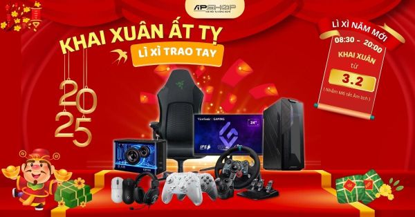 KHAI XUÂN ẤT TỴ - LÌ XÌ TRAO TAY APSHOP ẤT TỴ 2025!
