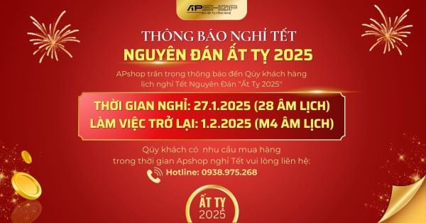 THÔNG BÁO LỊCH NGHỈ TẾT NGUYÊN ĐÁN ẤT TỴ 2025 !