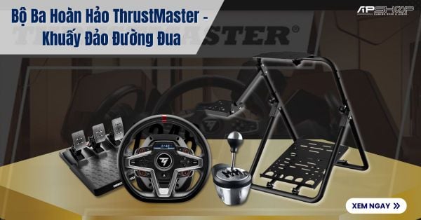 Bộ Ba Hoàn Hảo ThrustMaster - Khuấy Đảo Đường Đua