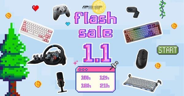 FLASH SALE 1.1 – SĂN DEAL CÔNG NGHỆ ĐẦU NĂM