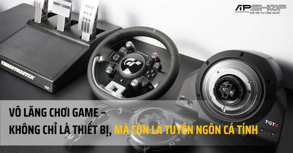 Thể hiện cá tính gaming với chiếc vô lăng độc !