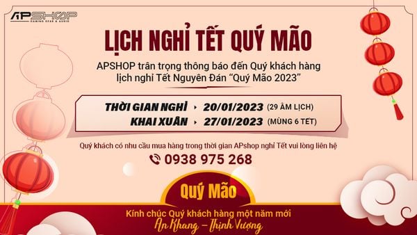 THÔNG BÁO NGHỈ TẾT NGUYÊN ĐÁN QUÝ MÃO 2023