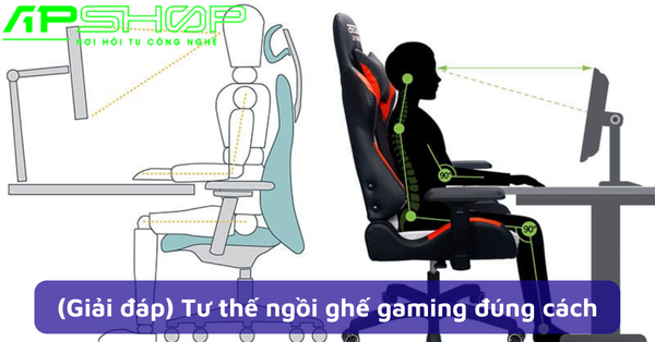 (Giải đáp) Tư thế ngồi ghế gaming đúng cách