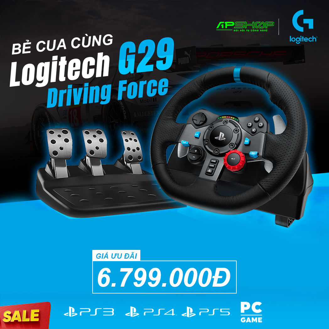 APSHOP KHỞI ĐỘNG CHƯƠNG TRÌNH " BẺ CUA CÙNG LOGITECH G29" ! – APSHOP.VN