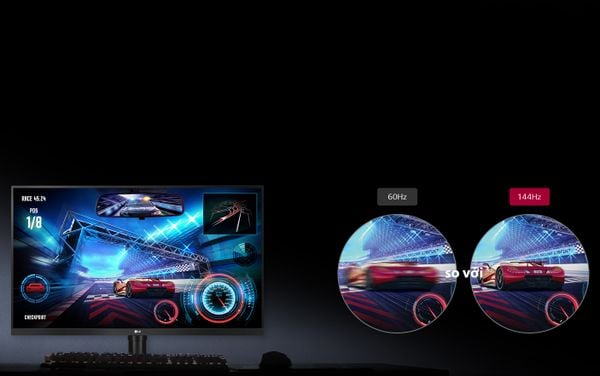 Tốc độ làm mới 144Hz