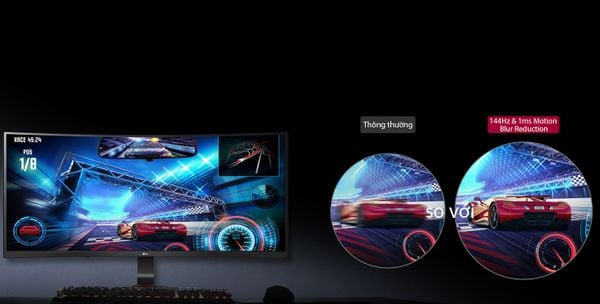 Tốc độ làm mới 144Hz và 1ms MBR