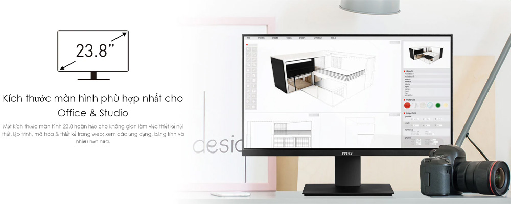 Màn hình máy tính MSI PRO MP241 (23.8 inch) (Ảnh 1)