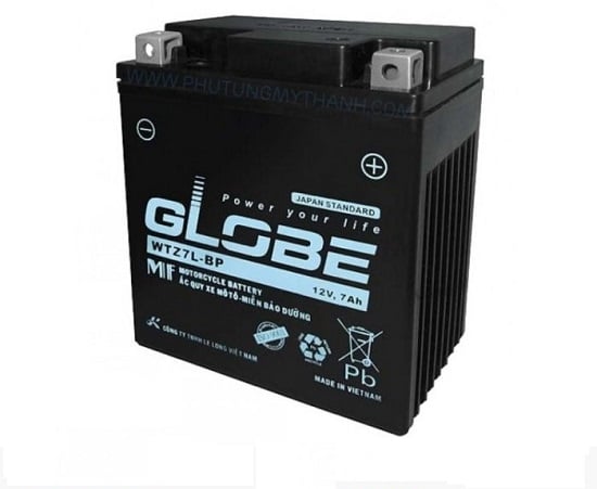 Những thông tin về sản phẩm bình ắc quy xe ô tô Globe