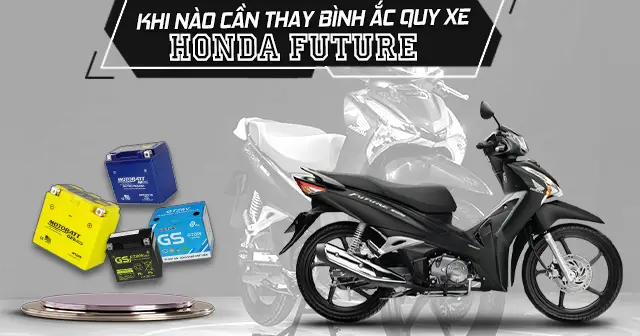 Ắc Quy Xe Future Đời Đầu,  Future Neo, X, FI 12V-4.2Ah Chính Hãng, Giá Tốt