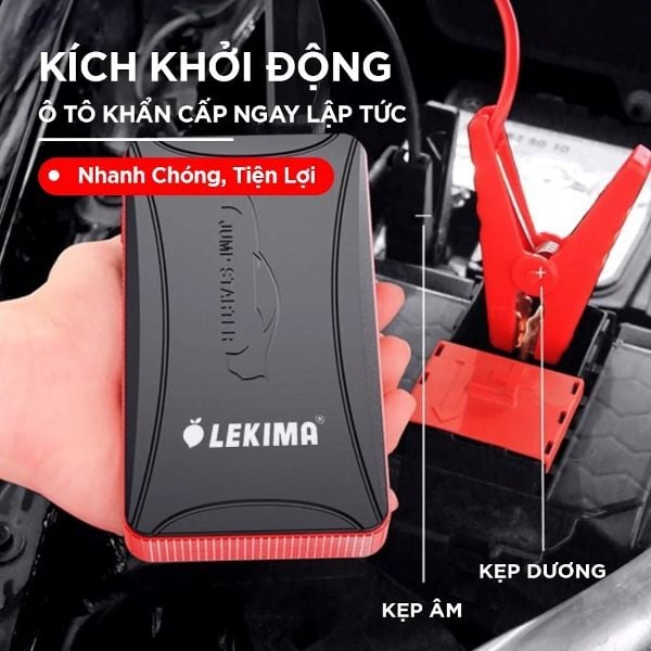 Bộ kích nổ ô tô giúp chủ xe chủ động hơn trong việc xử lý ắc quy gặp trục trặc mà không cần đến sự hỗ trợ của xe cứu hộ