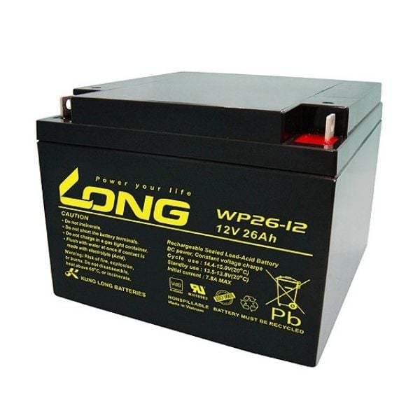 Bình ắc quy AGM VRLA được sử dụng rất phổ biến trong UPS, hệ thống đèn, camera,...