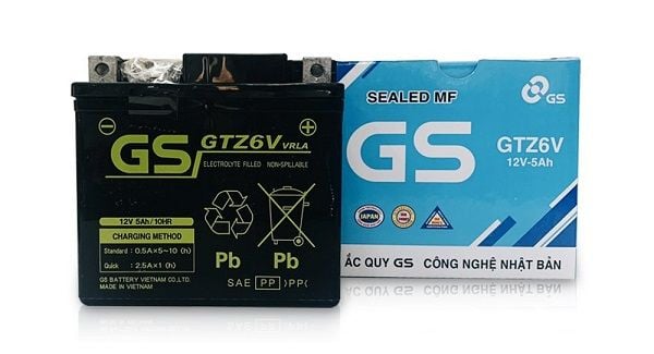 Ắc quy GS GTZ6V phù hợp với các dòng xe tay ga đời mới