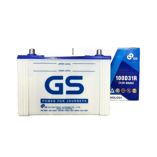 Các loại bình ắc quy xe - Ắc quy nước GS 100D31R (12V-85AH)