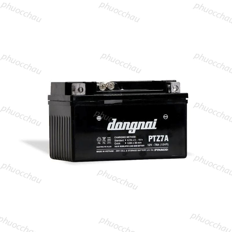 Ắc Quy Đồng Nai PTZ7A 12V-7Ah