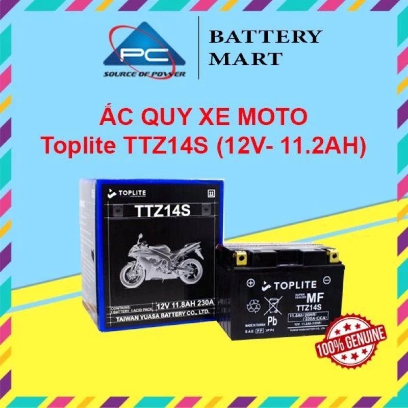 Ắc quy Toplite TTZ14S (12V – 11.2Ah)