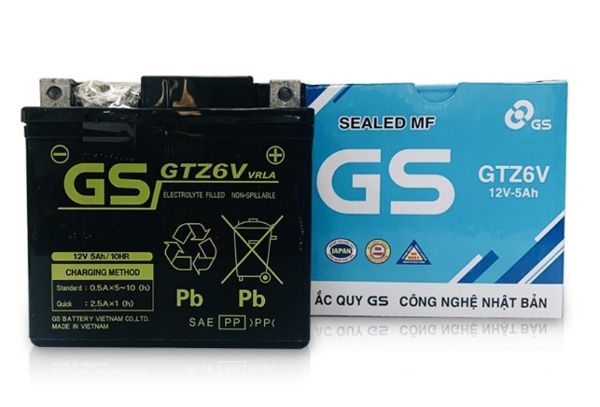 Bình ắc quy xe Winner - GS GTZ6V