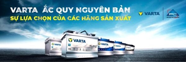 Bình ắc quy Varta là một trong những dòng sản phẩm phổ biến trên thế giới