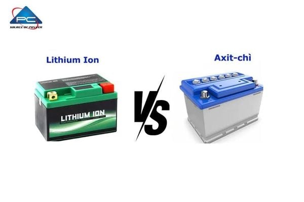 So sánh pin lithium và ắc quy
