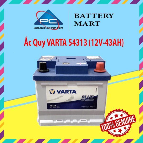 Ắc quy VARTA 54313 (12V-43AH)