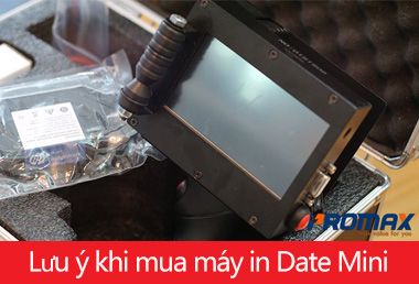 Mua máy in date mini cầm tay như Promax N3, MX5 bạn cần chú ý điều gì?