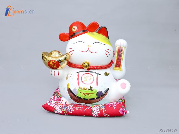 Mèo Thần Tài Khởi Vận - Chiêu Tài Tấn Bảo - Sinh Ý Phát Tài (Size 27cm) - Mèo  Thần Tài Nhật Bản