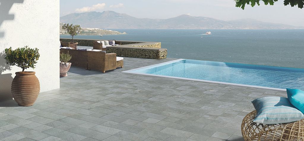 Bộ sưu tập Patio là dòng gạch vân đá đại diện cho giải pháp tối ưu dành riêng cho gạch ốp lát ngoài trời