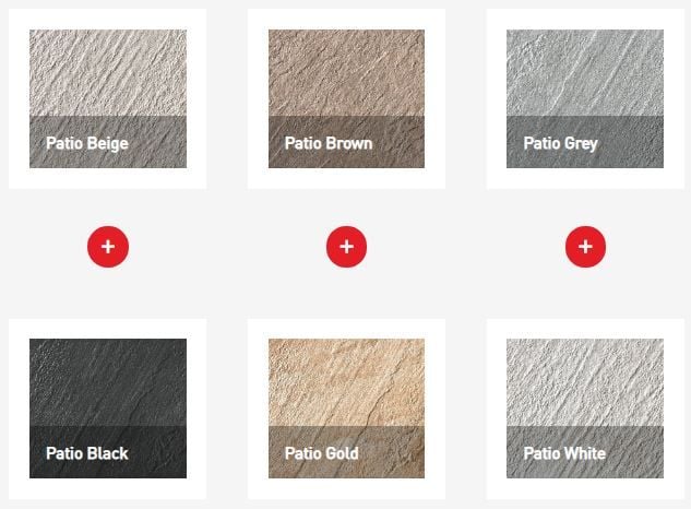 bộ sưu tập Patio sở hữu cho mình 6 màu sắc tạo nên sự khác biệt