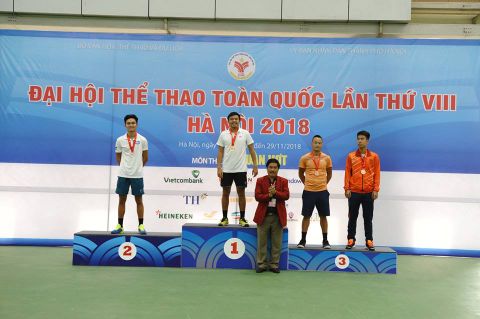 Chúc mừng Lý Hoàng Nam - thành viên Team HEAD đã cùng đội tuyển Bình Dương giành trọn bộ 3 huy chương vàng của Đại hội TDTT 2018