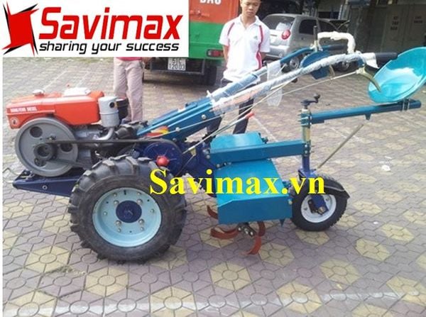 Máy kéo 210 HPBánh nhỏ  Dàn cày  Mô hình đồ chơi máy cày