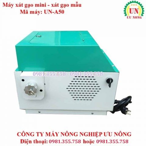 Máy xát gạo mẫu – máy xát gạo mini gia đình UN-A50 có thiết kế nhỏ gọn