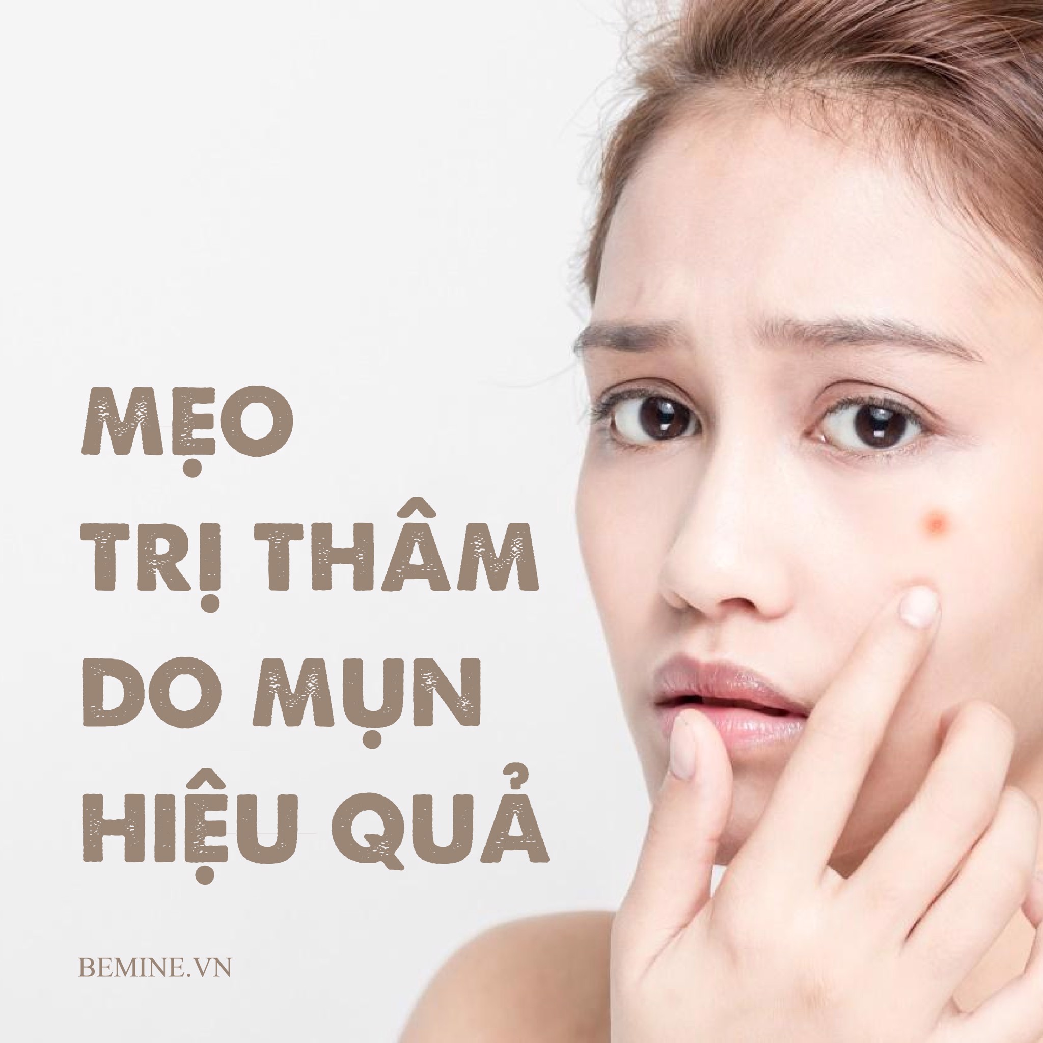 MẸO TRỊ THÂM DO MỤN ĐỂ LẠI HIỆU QUẢ.