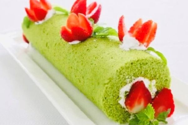 Cách làm bánh bông lan trà xanh matcha đơn giản tại nhà