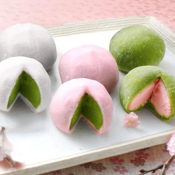 Bánh Mochi Trà Xanh Nhân Kem