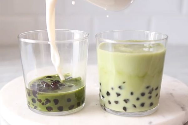 trà sữa matcha trân châu