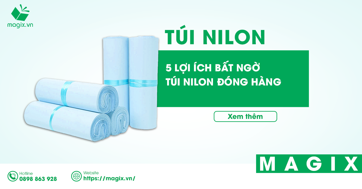 5 Lợi Ích Bất Ngờ Túi Nilon Đóng Hàng Trong Kinh Doanh