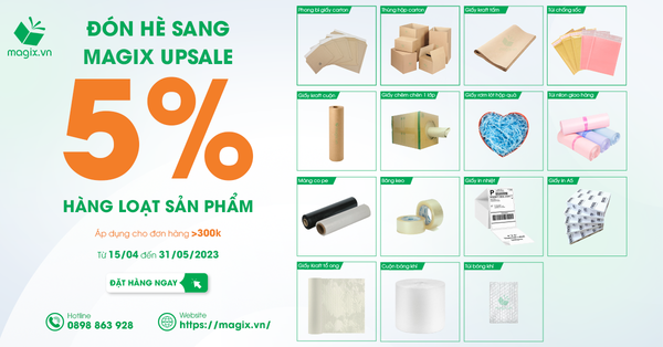Magix Upsale 5% Hàng Loạt Sản Phẩm