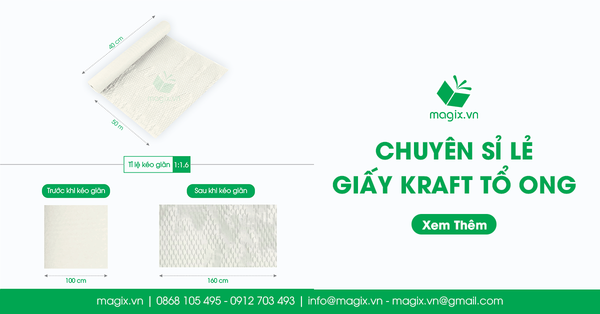 Chuyên Sỉ Lẻ Báo Giá Giấy Kraft Tổ Ong Gói Hàng Chống Sốc Mới Nhất