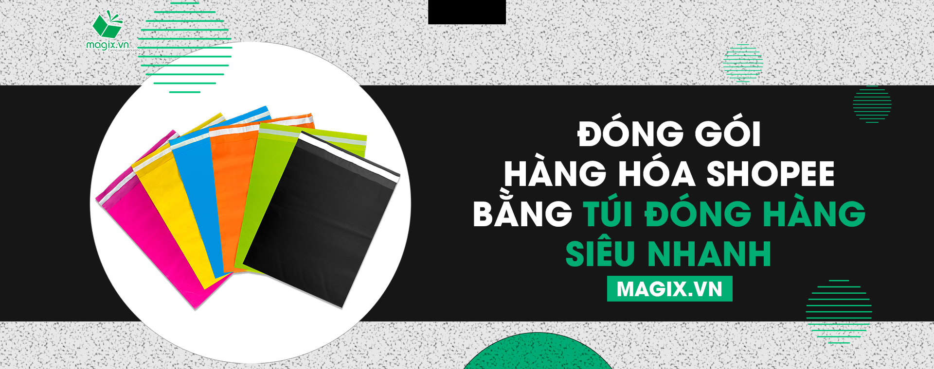 ĐÓNG GÓI HÀNG HÓA SHOPEE BẰNG TÚI ĐÓNG HÀNG SIÊU NHANH ĐÚNG QUY ĐỊNH