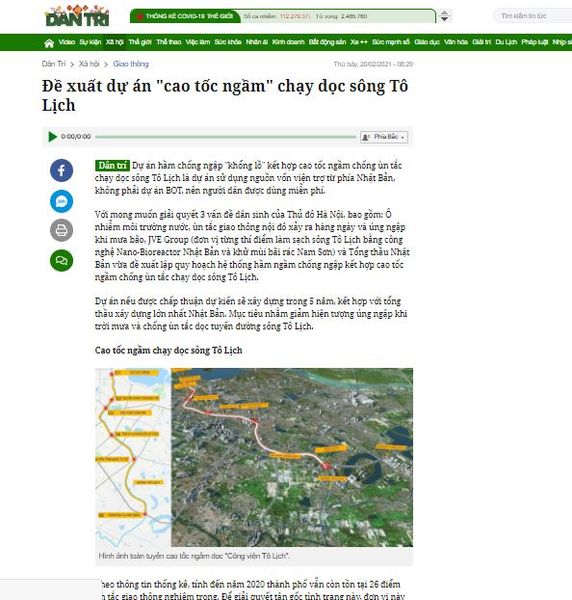 [BÁO DÂN TRÍ] Đề xuất dự án 