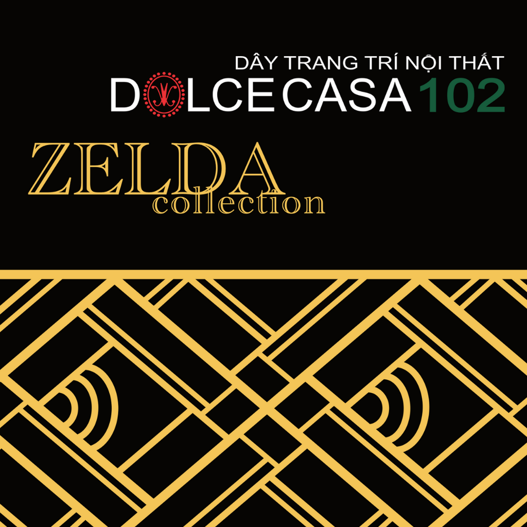 ZELDA dây viền trang trí tái hiện lại phong cách Art Deco cho thiết kế