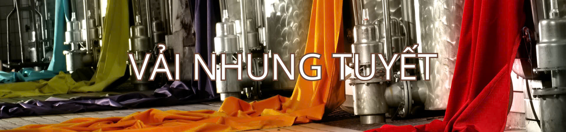 Vải Nhung Tuyết - Velours & Chenille Fabrics