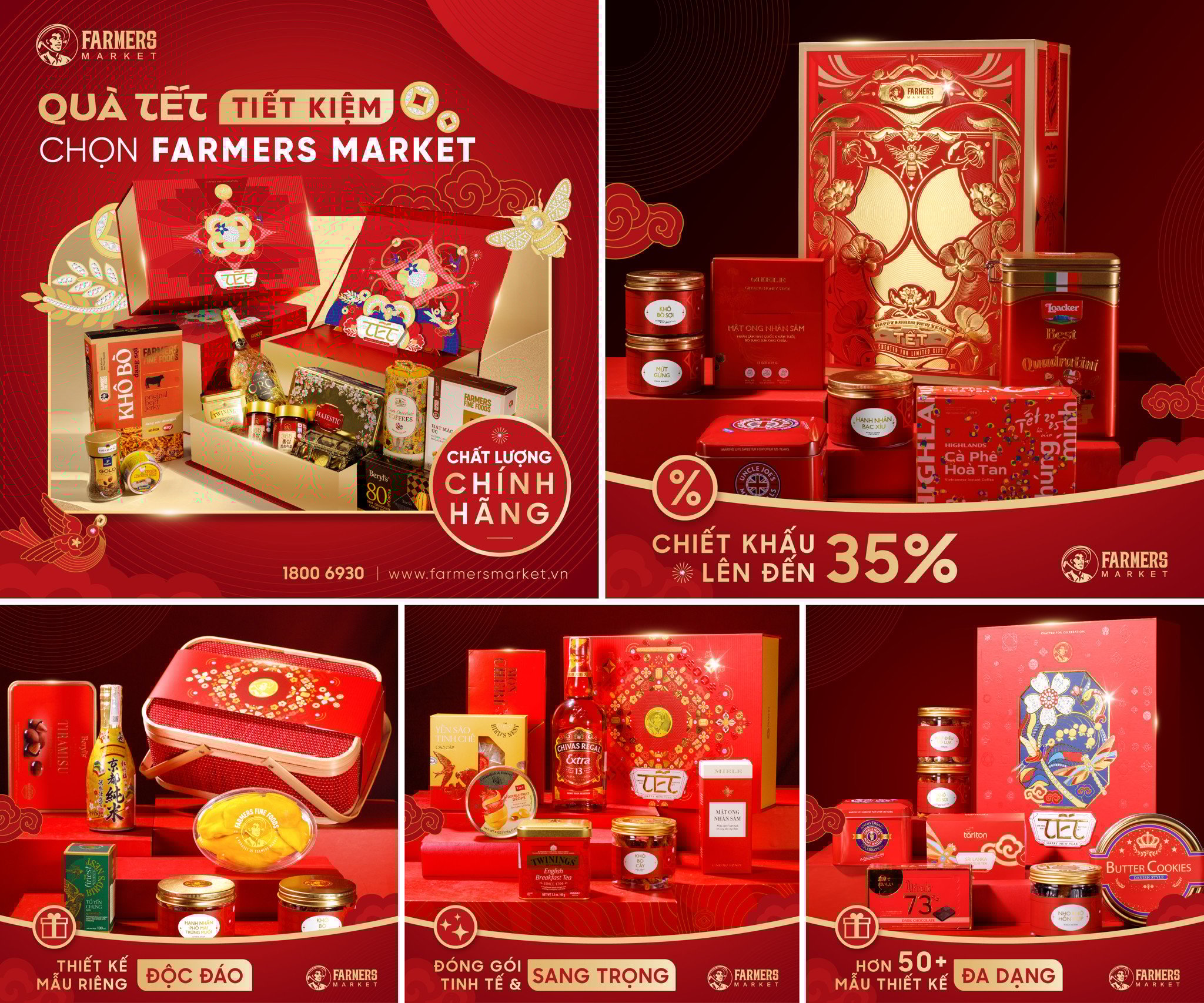 TOP 9 BỘ SƯU TẬP QUÀ TẾT DOANH NGHIỆP CAO CẤP, ĐA DẠNG PHONG CÁCH