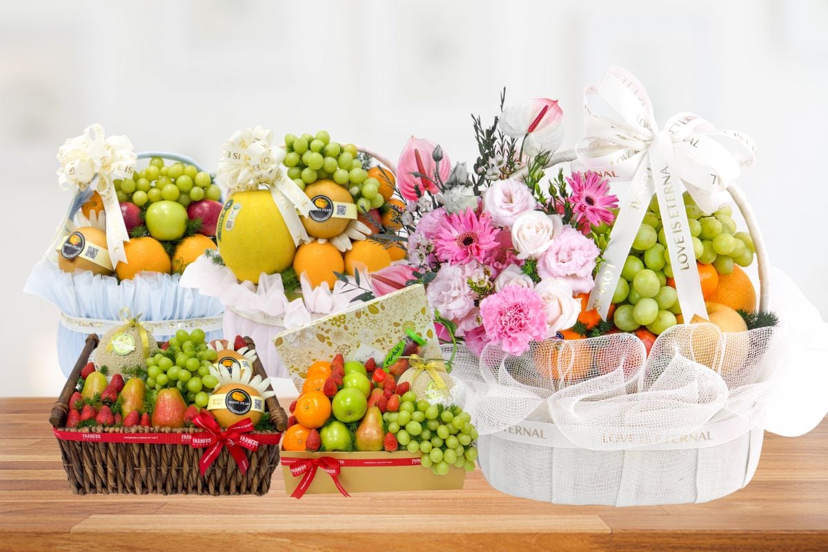 Giỏ Hoa Quả Nhập Khẩu Cao Cấp - Quà Tặng Ý Nghĩa | Farmers Market